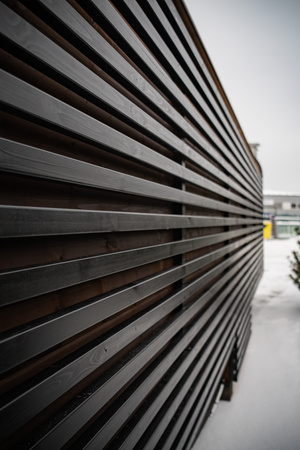 Luxus Modern Kültéri Szauna Kocka Prémium Plus Kertbe Panorámás Kilátással Egész Évben