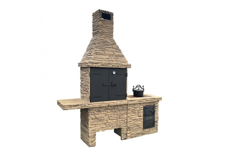 Orion betonnen grill-roker – Duurzame 2-in-1 grill en roker voor de tuin