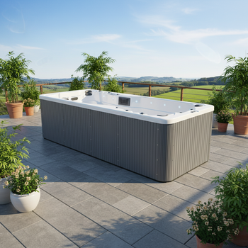 Moderne Design-Spa und Schwimmbad aus Acryl Balboa – smartes Outdoor-Jacuzzi für Haus oder Garten