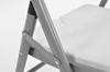 Chaise de restauration pliante - blanche