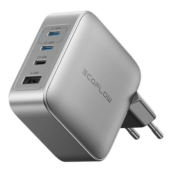 Φορτιστής δικτύου EcoFlow RAPID Pro 140W, 3xUSB-C, 1xUSB-A, GaN