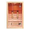 Sauna de infrarrojos con piedras de sal del Himalaya MO-EA2R | Wellness | Relax | SPA | Madera Termotratada | Madera Natural