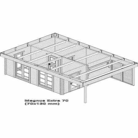 Sauna zewnętrzna/MAGNUS XL