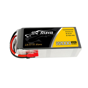 Batterie Tattu 22000mAh 22.2V 30C 6S1P LiPo AS150+XT150