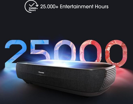 Hisense Laser TV 120 tuumaa 120L9HA Ultra HD 4K, Dolby Atmos, Smart TV, HDR-tekniikka, ALR-näyttö - ylivoimainen kuvan- ja äänenlaatu