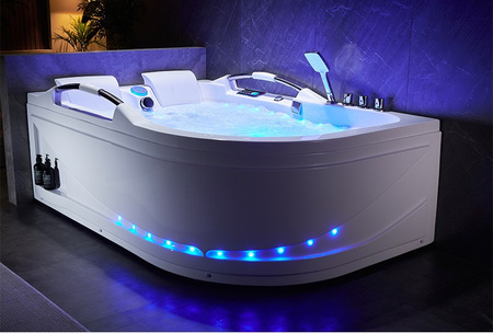 Spaa-vann | Jacuzzi | Venezia 761 | Vasakpoolne |180x120 cm | LED | Ozone