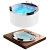 Della 916 Hydromassage-Badewanne mit Unterschrank 170x170 cm – Moderne SPA-Badewanne für das Badezimmer