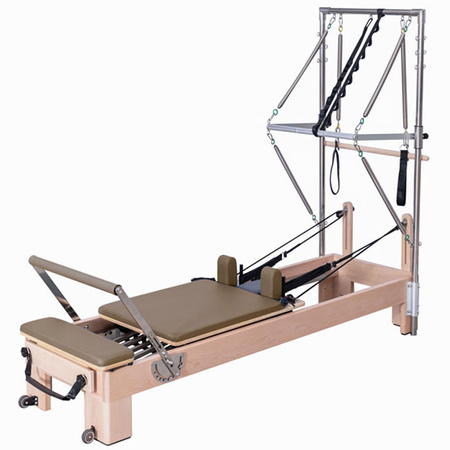 Reformer Pilates z Wieżą YHLCH1 | Drewniany Cadillac Bed | Studio i Dom | Trening i Rehabilitacja | Quality‑Spa Fitness. 