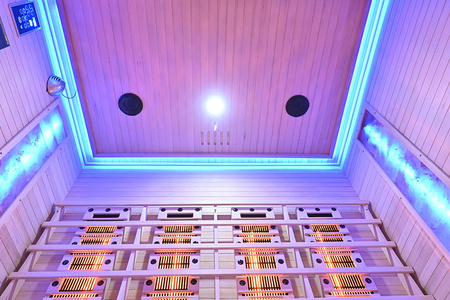 MO-RL4ST Infrasarkanā sauna ar sāls akmeni un turmalīniem | Wellness | Relax | SPA | Elegants minimālisms | Luksusa atpūta