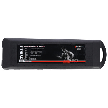 STC 50 súlyzó/ súlyzók tokban Króm 2x25kg HMS