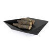 Brasero de jardín geométrico BOAT QualitySPA — (acero 3 mm, negro mate), «¡Ahoy, fuego!»