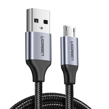 Καλώδιο USB προς Micro USB UGREEN US290 QC 3.0 2.4A 1m (μαύρο)