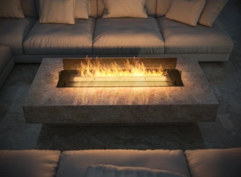 Αισθητικό τζάκι βιοαιθανόλης INSERT 1200 — ένθετο για εντοιχισμό με γυαλί, καυστήρας 1000 mm (3 l), χωρίς τροφοδοσία ρεύματος