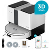OPTIMUS Aqua Pro Laser 3D VR4050 – 2-i-1 rengjøringsrobot med kraftig sug på 5000 Pa, selvbetjeningsstasjon, vask og tørk av mopper, 3D lasernavigasjon og opptil 270 min driftstid