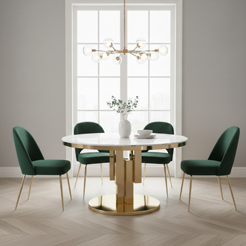 AGNER étkezőasztal - Modern étkezőasztal/ márványlap