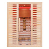MO-RL3ST Sauna de infrarrojos con piedra de sal + turmalinas | Wellness | Relax | SPA | Diseño Moderno | Relajación de Lujo