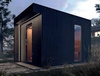 Sauna da esterno Musta per giardino 400x200 cm
