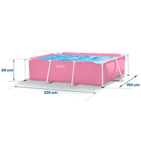 Piscina de Jardim com Estrutura INTEX 28266 – 220 x 150 x 60 cm, 2 em 1