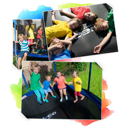 Garden trampoline 6ft/183cm with indoor net and ladder
