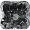 Jacuzzi d'extérieur Neptun Eden pour 6 personnes / Spa exclusif avec hydromassage et cascades d'eau / Système Balboa / LED / MicroSilk® / Ozonation | Détente | Confort | Bien-être | Luxe | Utilisation toute l'année