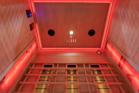 MO-RL3S infrapunasaun soolakiviga | Wellness | Relax | SPA | Modernne disain | Panoraamaklaasiga