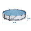 Framellar Garden Pool 457 x 107 cm Set 11W1 Bestway 56488