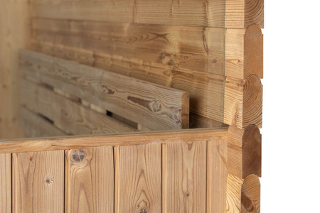 MO-2118 SQUARE dārza sauna 210x180x210 cm - moderna āra sauna dārzam, egles koks, relaksācijai un labsajūtai