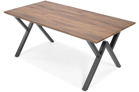 Jedilna miza PORTLAND 180 cm - temno rjava