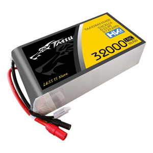 Tattu 32000mAh 22,2V 25C 6S1P Lipo Pack s konektorem AS150+XT150