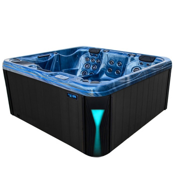 Jacuzzi de jardim SPA566 200x200 cm – banheira SPA de luxo com hidromassagem para o jardim e o terraço