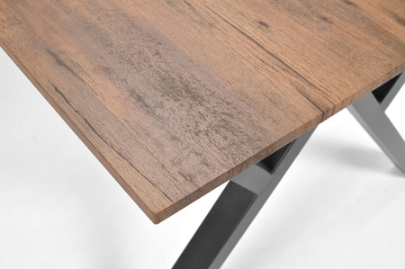 Jedilna miza PORTLAND 180 cm - temno rjava