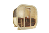 Sauna zewnętrzna Eke 160 dla 3-4 osób w zestawie z piecem do sauny Harvia Vega + gratisy kosmetyki + akcesoria do sauny | sauna fińska | thermwood | Drewno Termiczne