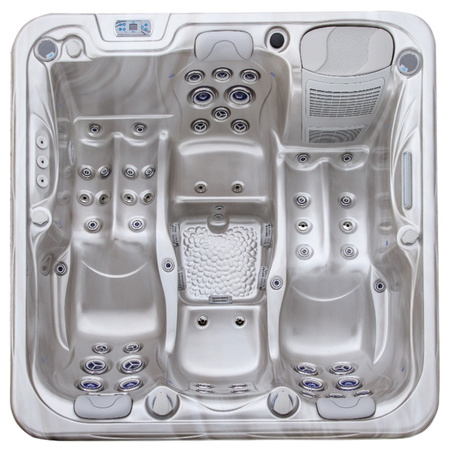 Jacuzzi ogrodowe SPA566 200x200 cm – luksusowa wanna SPA z hydromasażem do ogrodu i na taras