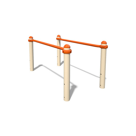 S834.3 Parallellstenger for dips og push-ups | Utendørs treningspark