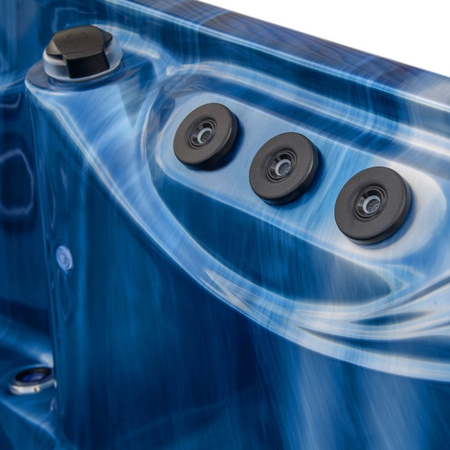 Jacuzzi ogrodowe SPA566 200x200 cm – luksusowa wanna SPA z hydromasażem do ogrodu i na taras
