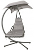 Balançoire de jardin, chaise longue, hamac, panier suspendu, gris MultiGarden