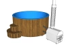 Ulkona oleva poreallas/HOT TUB DELUX TUB EXTERNAL