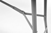Sammenleggbart serveringsbord, lengde 240 cm - hvit