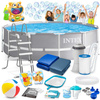 Frame Garden Pool 366 x 99 cm 17w1 + Bubble Machine FREE