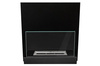 Hanging Biofireplace BOARD Black  – style, warmth, and creativity in your home