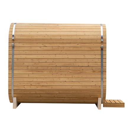 MO-2124 Infrapunane SQUARE aiasaun 210X240X210CM - kaasaegne välissaun infrapunaküttega, LED ja Bluetoothiga 6-8 inimesele.