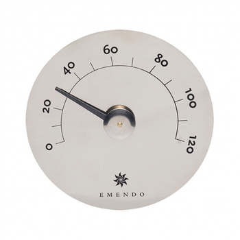 Emendo SAUNA THERMOMETER stainless steel / Steam Meter.