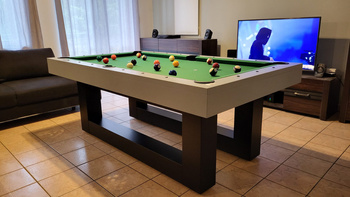 Billardtisch Vision – Kombination aus Billard, Esstisch und Tischtennis