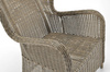 Fauteuil exclusif SONATA avec repose-pieds - gris