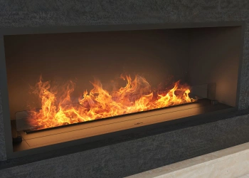 INVAPO INSIDE 1200 tvaika kamīns – moderns dizains un reālistisks liesmas efekts