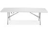 Klappbarer Cateringtisch, Länge 240 cm – weiß