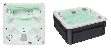 Jacuzzi Premium OF-5002 para 5 pessoas com função de massagem para casa e jardim