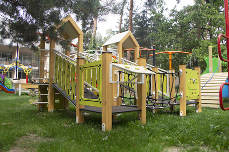 Parque infantil "Cidade" - Sem telhado TE834-PE – Um conjunto de jogo abrangente para crianças