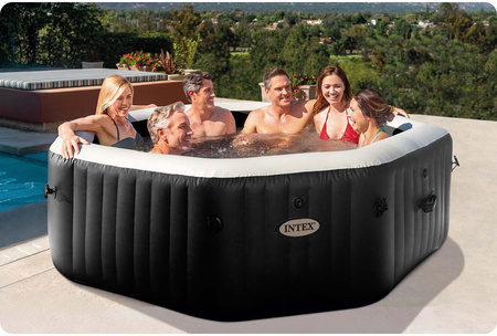 Foukačka Jacuzzi INTEX 28462 – Osemuholné SPA pre 6 osôb, 218 x 71 cm s hydromasážou a prémiovým setom