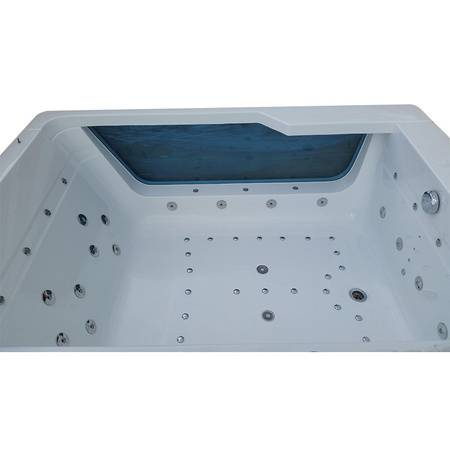 Vasca con idromassaggio TUGELA 913 170×130 – relax spazioso in forma moderna